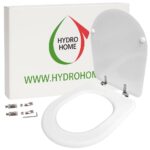 Copriwater Alpina Dolomite legno rivestito in resina poliestere Bianco