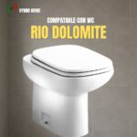 Copriwater Rio Dolomite legno verniciato Bianco economico - immagine 4
