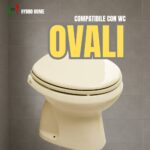 Copriwater Universale legno verniciato Champagne economico - immagine 5