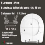 Copriwater Aretusa Cesame legno rivestito in resina poliestere bianco - immagine 2