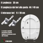Copriwater Liuto Ideal Standard legno verniciato Bianco economico - immagine 2