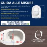 Copriwater Easy Pozzi Ginori termoindurente bianco come originale - immagine 5