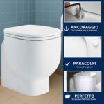 Copriwater 500 Pozzi Ginori termoindurente bianco come originale - immagine 4