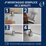 Copriwater 500 Pozzi Ginori termoindurente bianco come originale - immagine 6