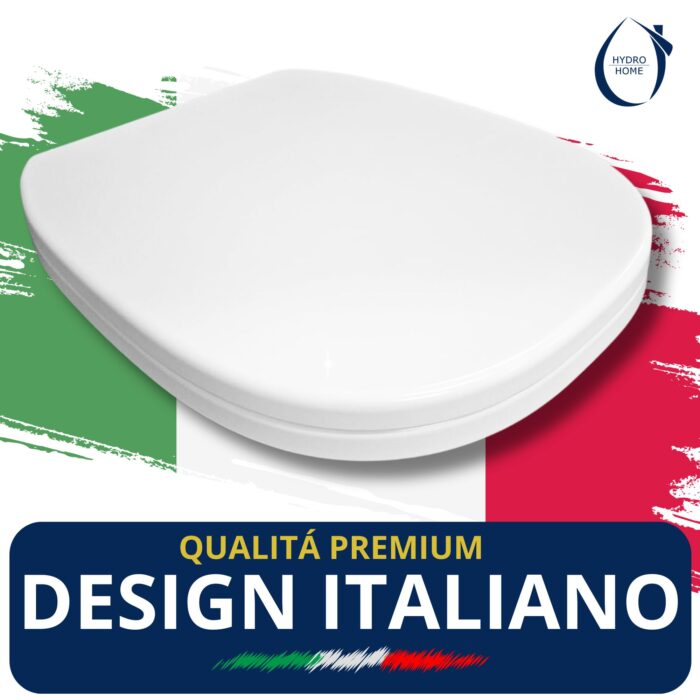 Copriwater 500 Pozzi Ginori termoindurente bianco come originale - immagine 7