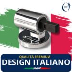 Cerniere regolabili Soft Close fissaggio dall alto per copriwc termoindurente con tassello rettangolare - immagine 7