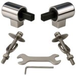 Cerniere fisse Soft Close fissaggio dall alto per copriwc termoindurente con tassello rettangolare