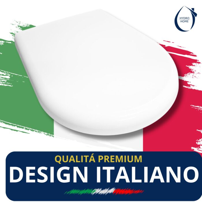 Copriwater Marylin Hatria termoindurente bianco come originale - immagine 7